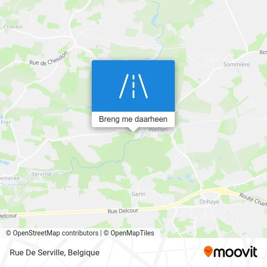 Rue De Serville kaart