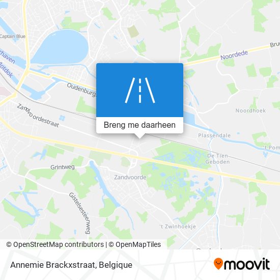 Annemie Brackxstraat kaart