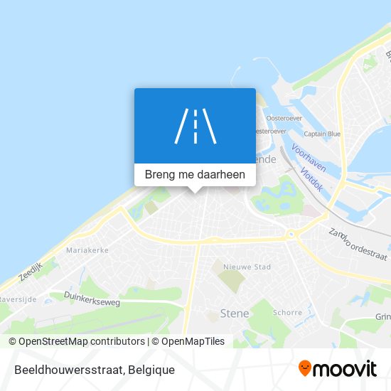 Beeldhouwersstraat kaart