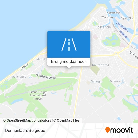 Dennenlaan kaart