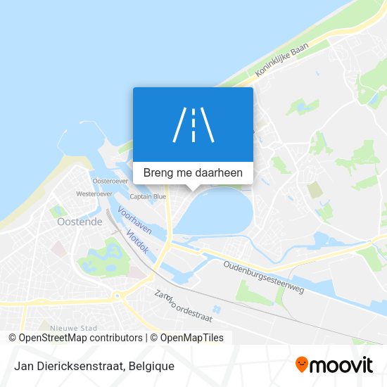 Jan Diericksenstraat kaart