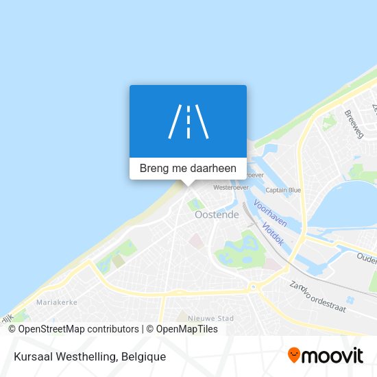 Kursaal Westhelling kaart