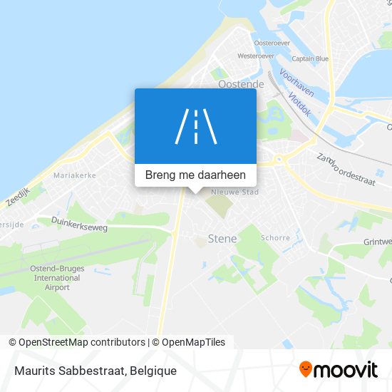 Maurits Sabbestraat kaart
