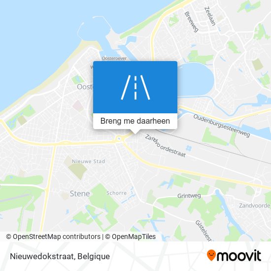 Nieuwedokstraat kaart