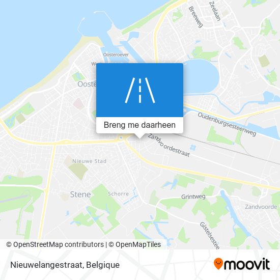 Nieuwelangestraat kaart