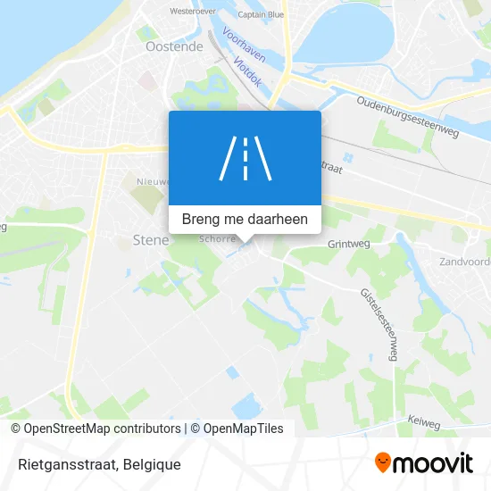 Rietgansstraat kaart