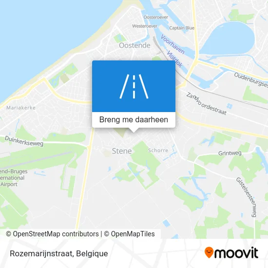 Rozemarijnstraat kaart