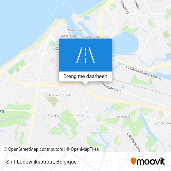 Sint-Lodewijksstraat kaart
