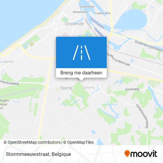 Stormmeeuwstraat kaart