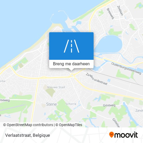 Verlaatstraat kaart