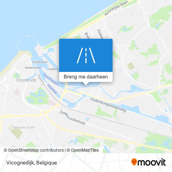 Vicognedijk kaart