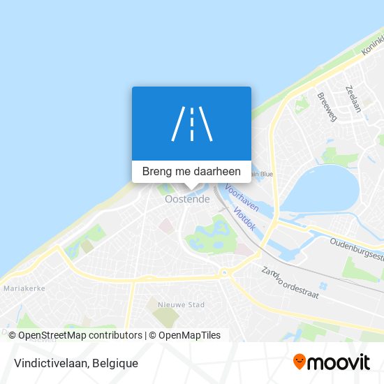 Vindictivelaan kaart