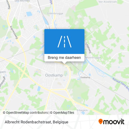 Albrecht Rodenbachstraat kaart