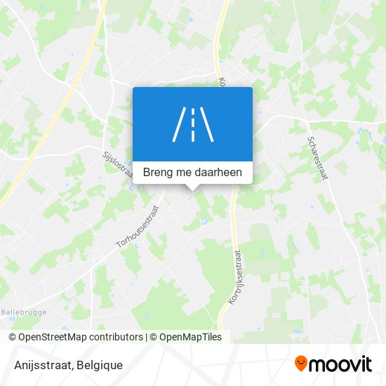 Anijsstraat kaart