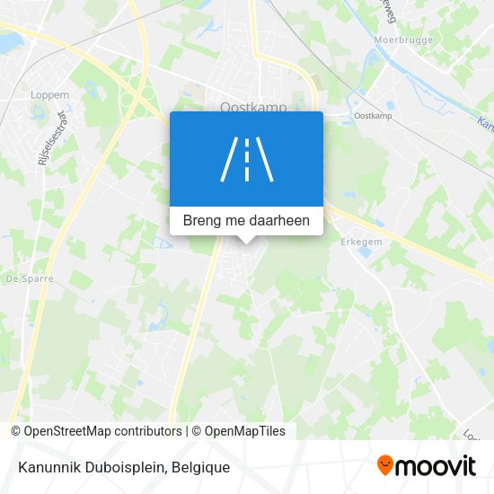 Kanunnik Duboisplein kaart