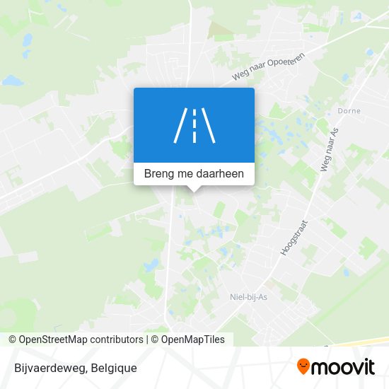 Bijvaerdeweg kaart