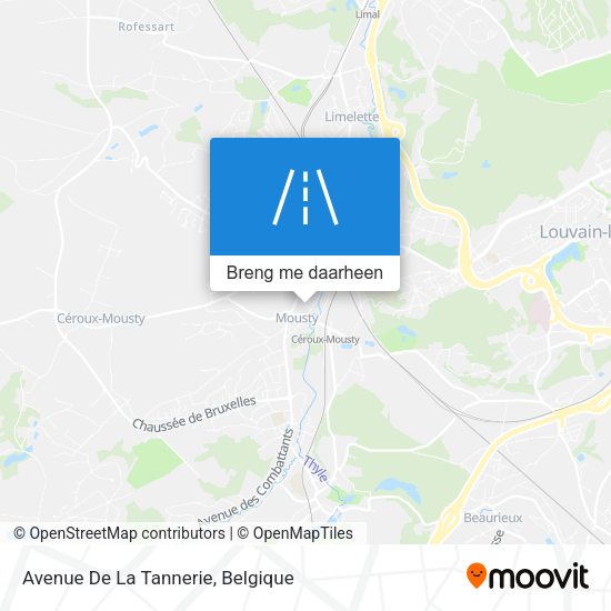 Avenue De La Tannerie kaart