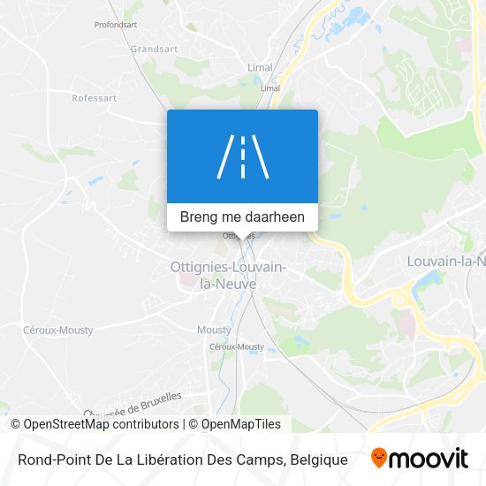 Rond-Point De La Libération Des Camps kaart