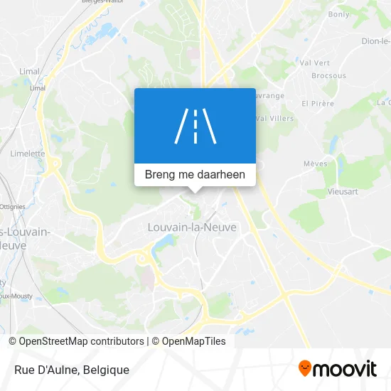 Rue D'Aulne kaart