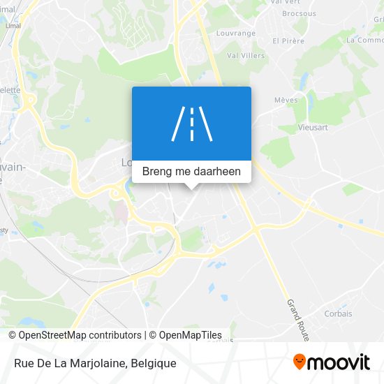 Rue De La Marjolaine kaart