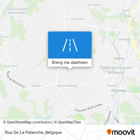 Rue De La Palanche kaart
