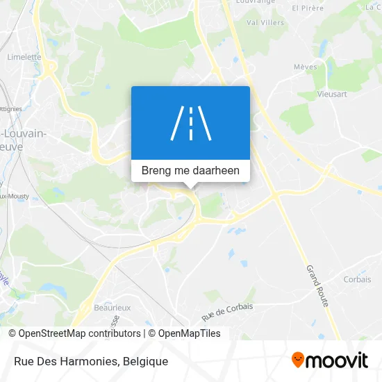 Rue Des Harmonies kaart