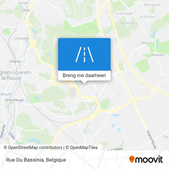 Rue Du Bassinia kaart