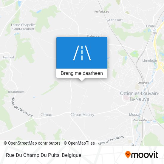 Rue Du Champ Du Puits kaart