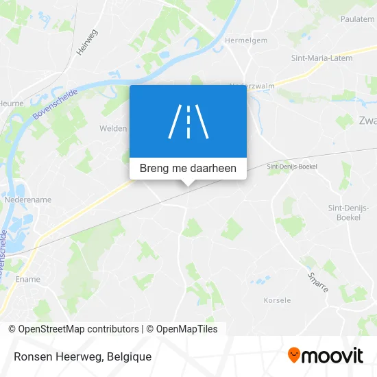Ronsen Heerweg kaart