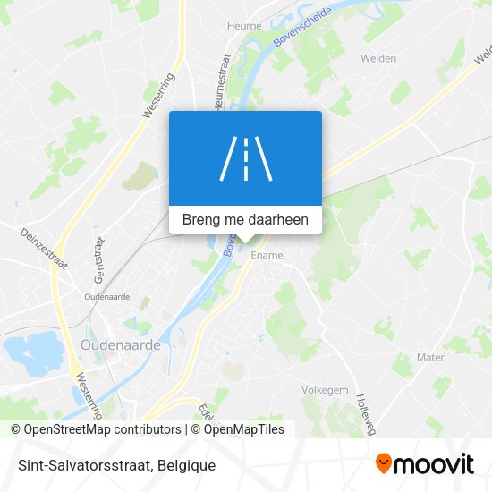 Sint-Salvatorsstraat kaart