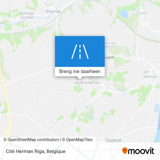 Cité Herman Riga kaart