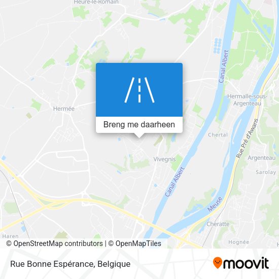 Rue Bonne Espérance kaart