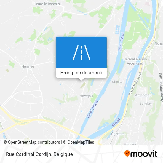 Rue Cardinal Cardijn kaart