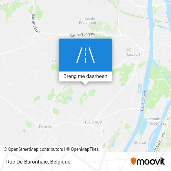 Rue De Baronhaie kaart
