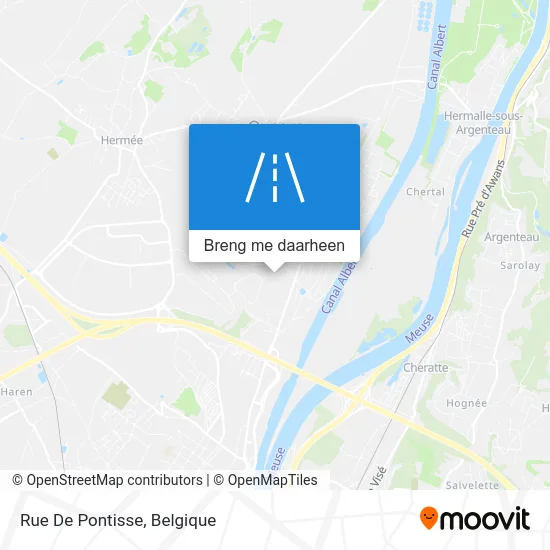 Rue De Pontisse kaart