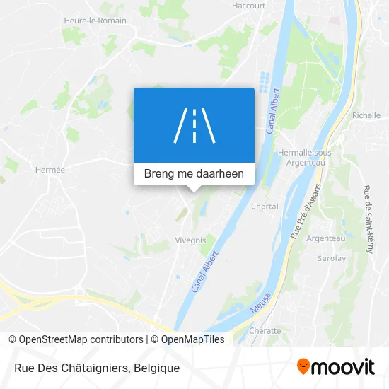 Rue Des Châtaigniers kaart