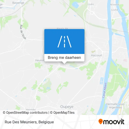 Rue Des Meuniers kaart