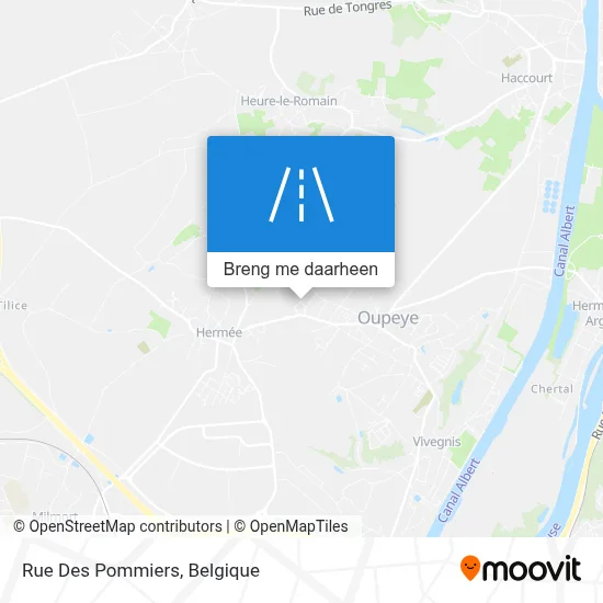 Rue Des Pommiers kaart