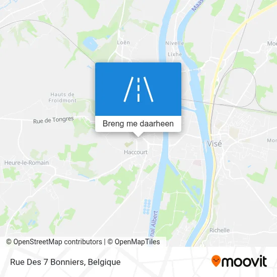 Rue Des 7 Bonniers kaart