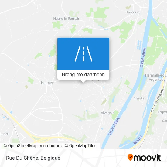 Rue Du Chêne kaart