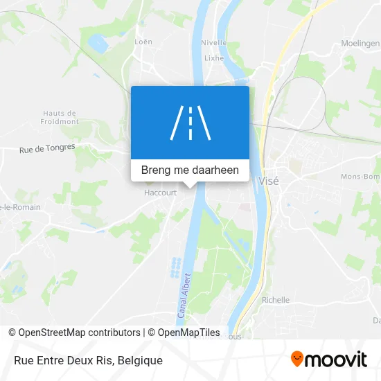 Rue Entre Deux Ris kaart