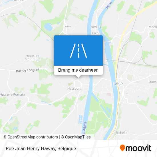 Rue Jean Henry Haway kaart