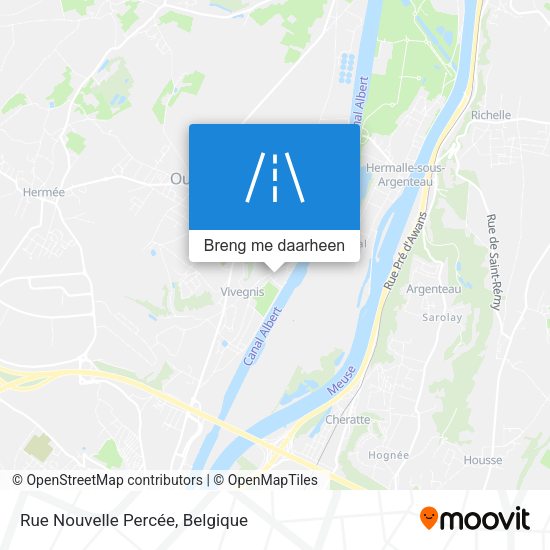 Rue Nouvelle Percée kaart