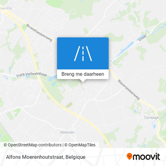 Alfons Moerenhoutstraat kaart