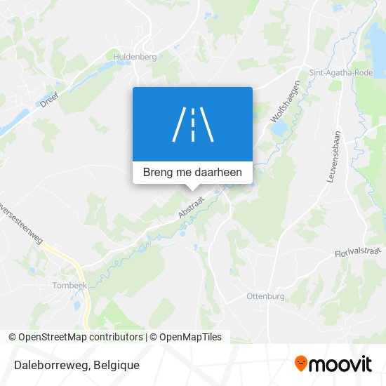 Daleborreweg kaart