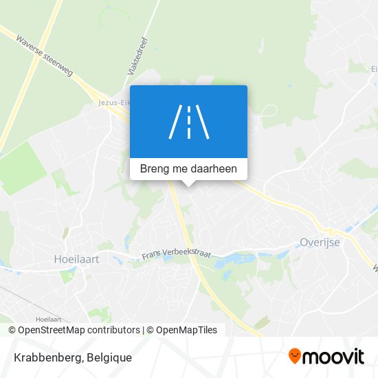 Krabbenberg kaart