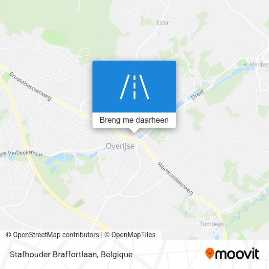 Stafhouder Braffortlaan kaart