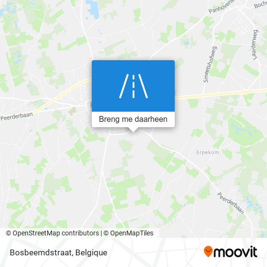 Bosbeemdstraat kaart