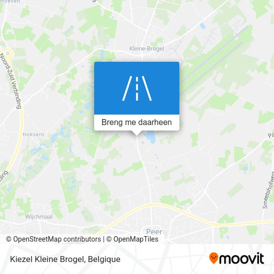Kiezel Kleine Brogel kaart