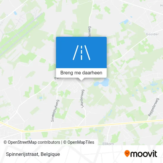 Spinnerijstraat kaart